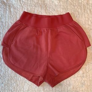 Gymshark Brick Red Gym Shorts - Small